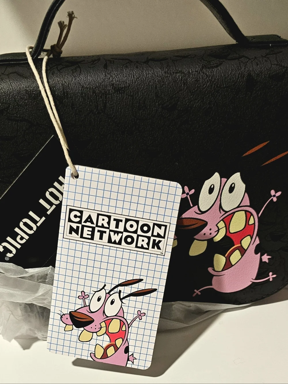 Cartoon Network Loungefly Courage The Cowardly Dog Crossbody Bag - Picture 3 of 6